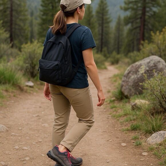BEARPAW Ridgewood Size 9 Womens Low Hiker Trail Shoe with NeverWet Charcoal Lace - Picture 2 of 12